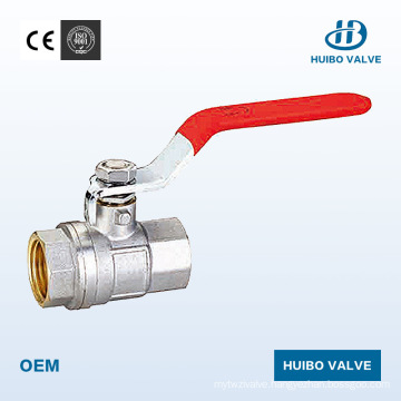 Female Thread 1/2"-4"Inch Brass Nickel-Plated Ball Valve